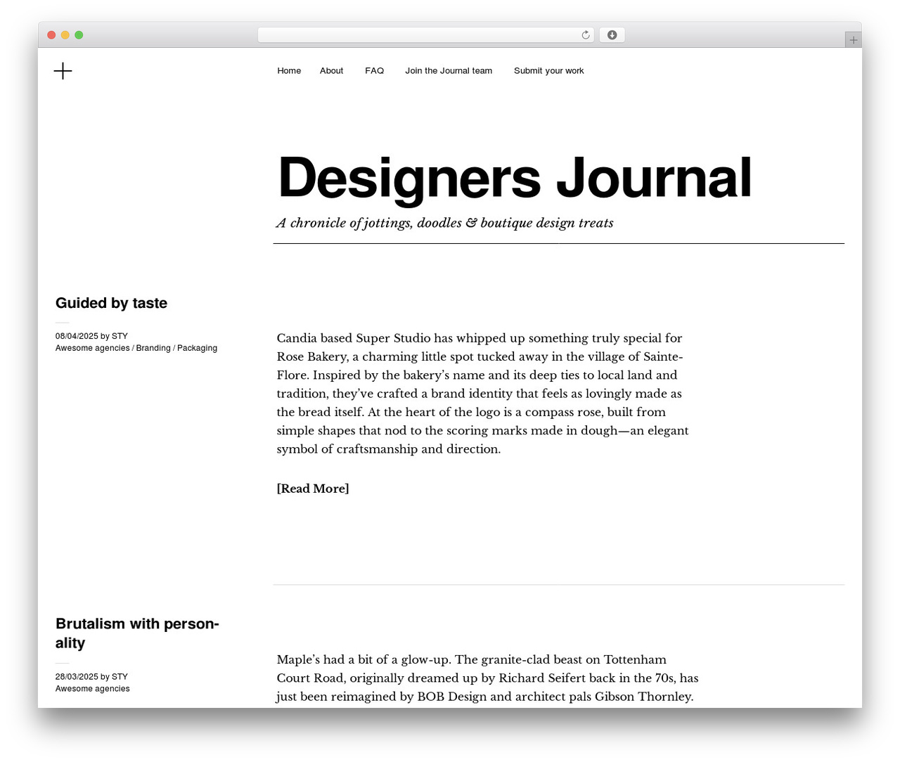 Cocoa WordPress theme - designersjournal.net