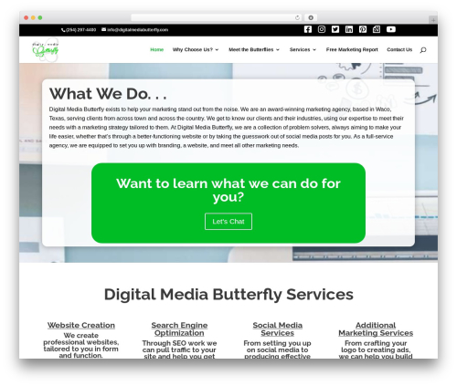 Divi WordPress theme - digitalmediabutterfly.com