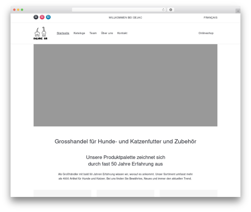 Divi WordPress theme - dejac.ch