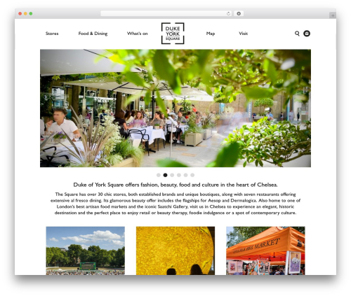 DoYS WP theme - dukeofyorksquare.com