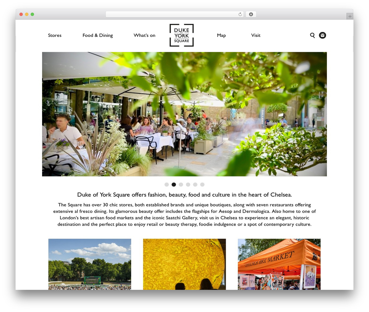 DoYS WP theme - dukeofyorksquare.com