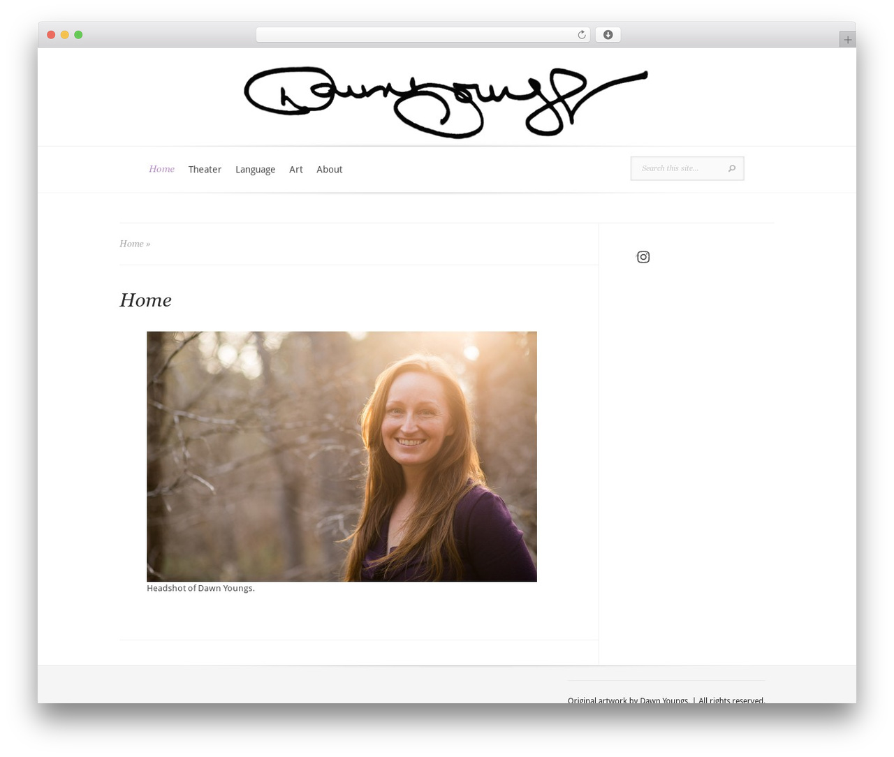 Evolution theme WordPress - dawnyoungs.com Evolution theme WordPress - dawnyoungs.com
