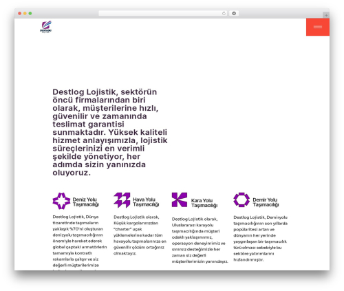FreightExpress theme WordPress - destlog.com