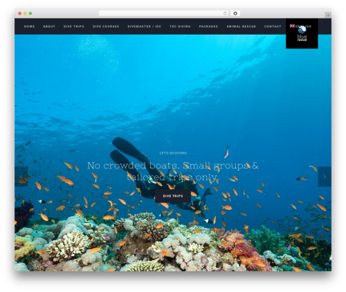 Gnar WordPress website theme - dive-bohol.com