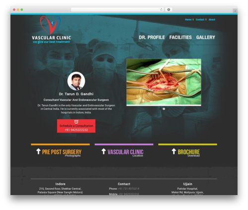 Simple contact form WordPress plugin - drtarungandhi.com