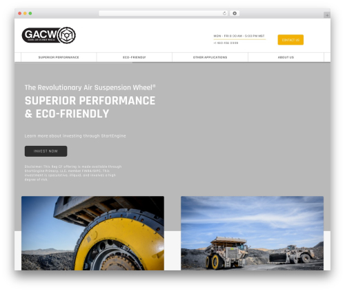 Lightwire WordPress theme - globalaircylinderwheels.com
