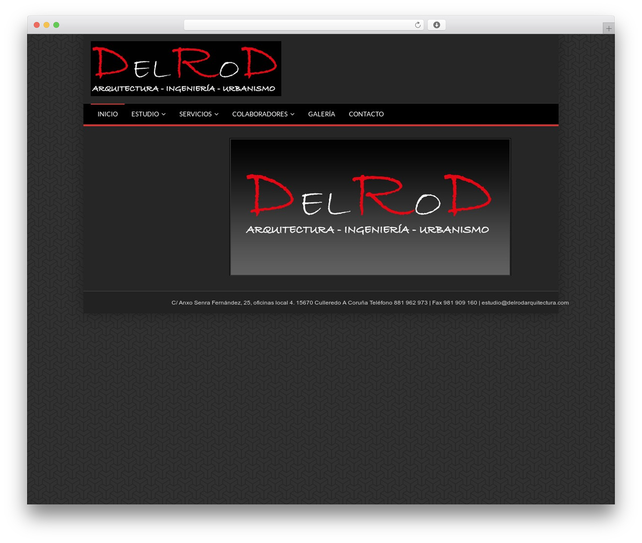 MX WordPress theme - delrodarquitectura.com