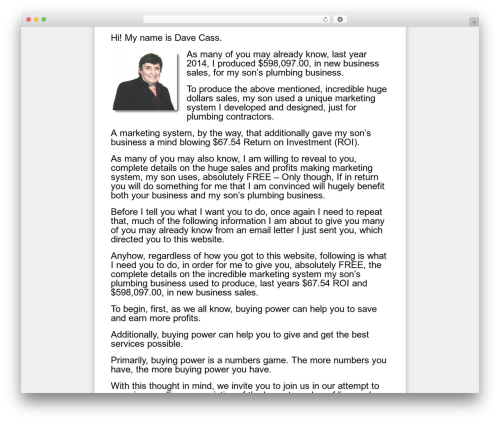 OptimizePress WP theme - davecass.com