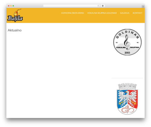 Relief WordPress theme - drustvo-bakla.si