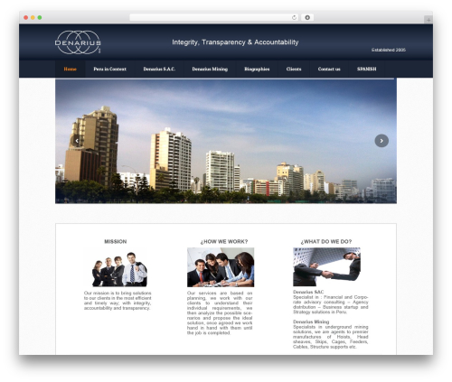 Seekr theme WordPress - denariusperu.com