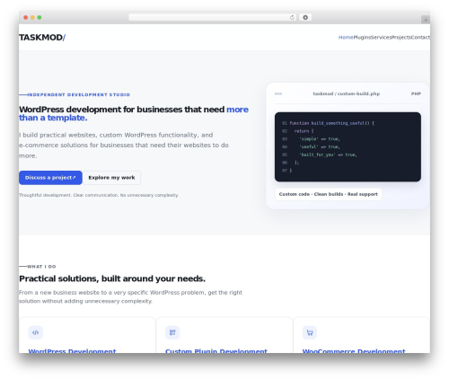 Piotnetforms pro WordPress plugin - taskmod.com