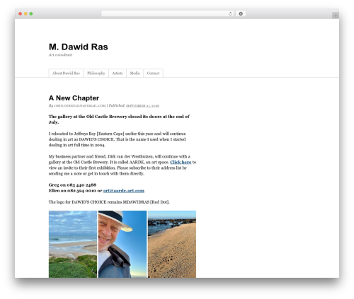 Thematic WP theme - dawidras.com Thematic WP theme - dawidras.com