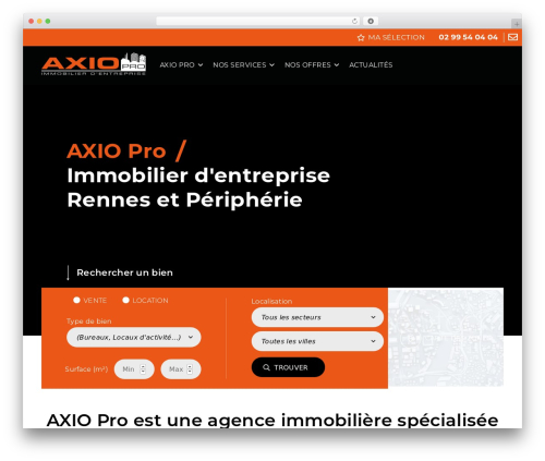 Theme WordPress Axio Pro - axiopro.fr