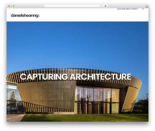 Uncode WordPress photo theme - danielshearing.com
