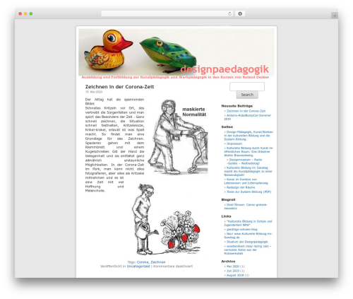 WordPress Default DE-Edition top WordPress theme - designpaedagogik.de