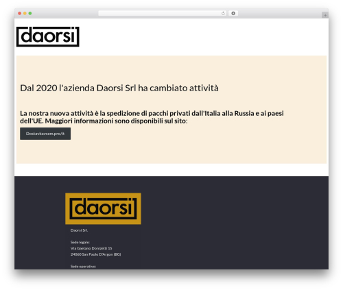 WordPress theme cherry - daorsi.it