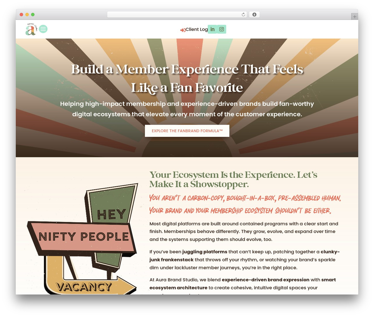 WordPress theme Divi - aurabrand.studio