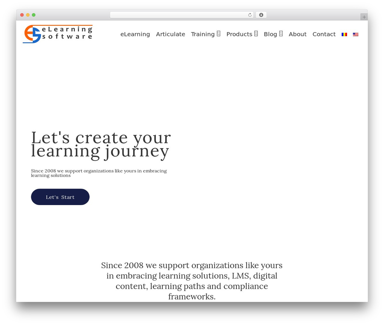 WordPress theme Hello Elementor - elearningsoftware.ro