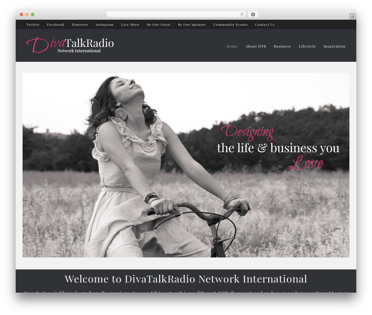 WordPress theme Epik - divatalkradio.com