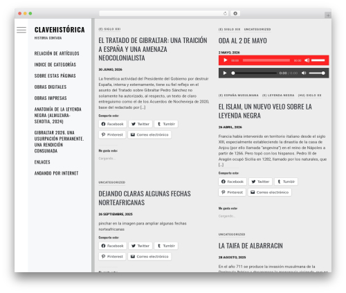 WordPress theme Minimal Grid - clavehistorica.com
