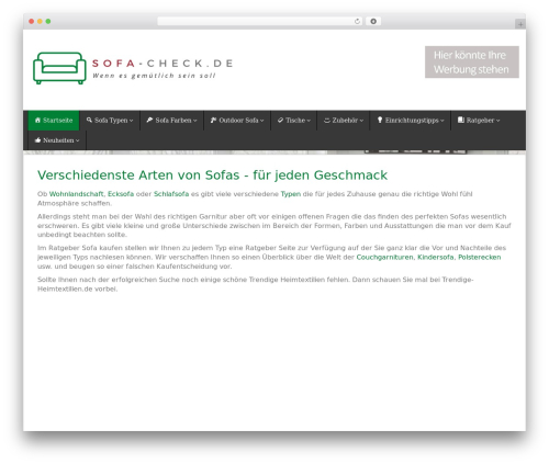 WordPress website theme Affiliate-Theme - sofa-check.de WordPress website theme Affiliate-Theme - sofa-check.de