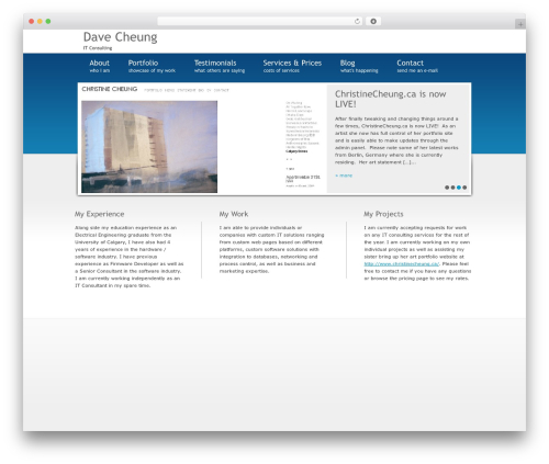 WP theme Blitz - davecheung.com