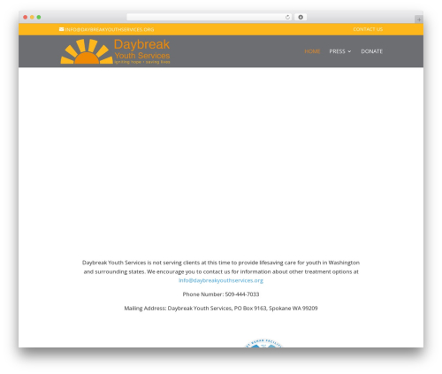 Ds divi extras WordPress plugin - daybreakyouthservices.org