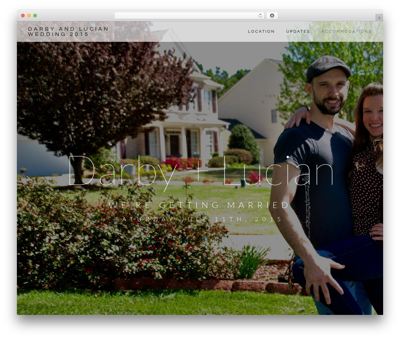 Emma WordPress theme - darbyandlucian.com