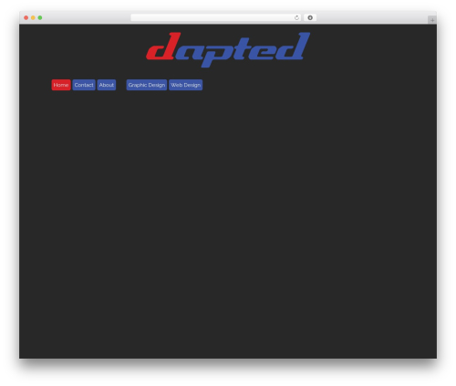 Grid Theme Responsive WordPress theme - dapted.com