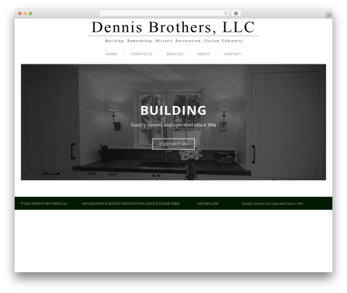 Max theme WordPress - dennisbrothersllc.com