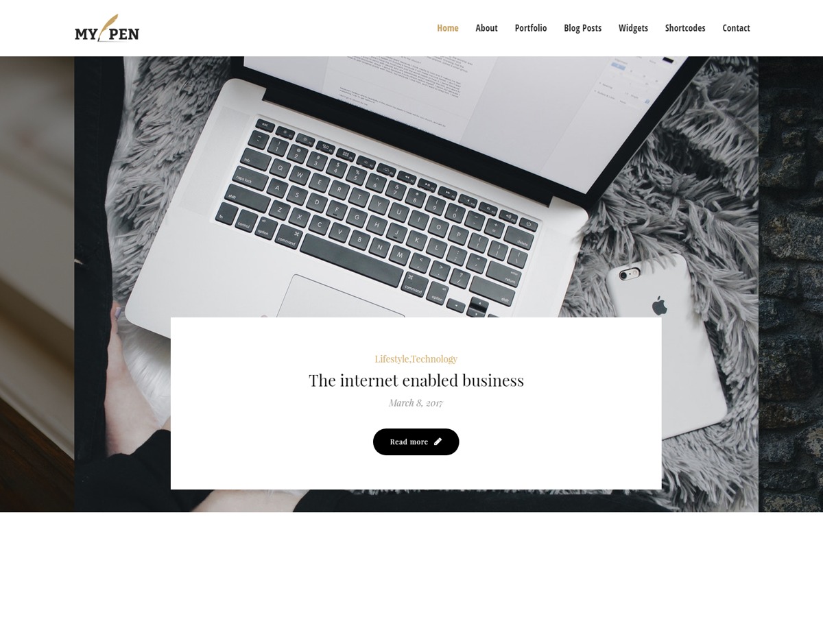 My Pen theme WordPress