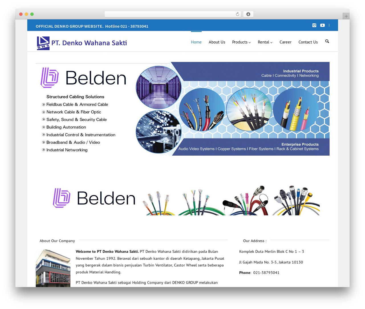 Posh WordPress theme - denko.co.id