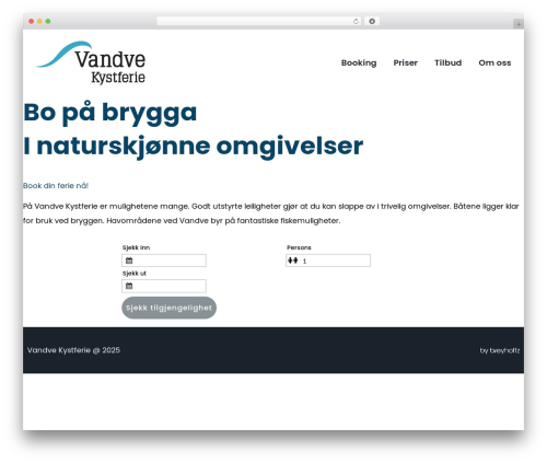 Advanced booking calendar pro WordPress plugin - vandvekystferie.no