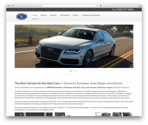 Souffle WordPress theme - decannseuropean.com