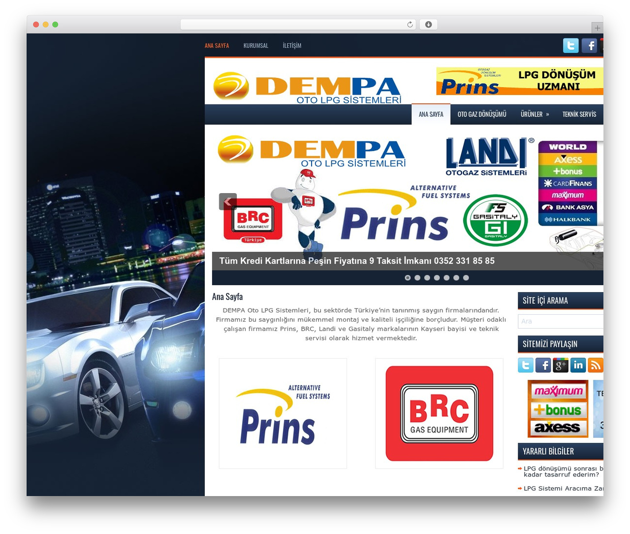 SuperCarsWp theme WordPress - dempalpg.com