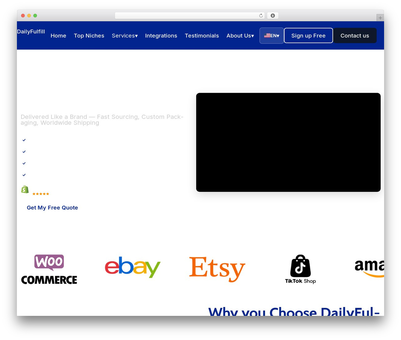 Techza WordPress shop theme - www.dailyfulfill.com