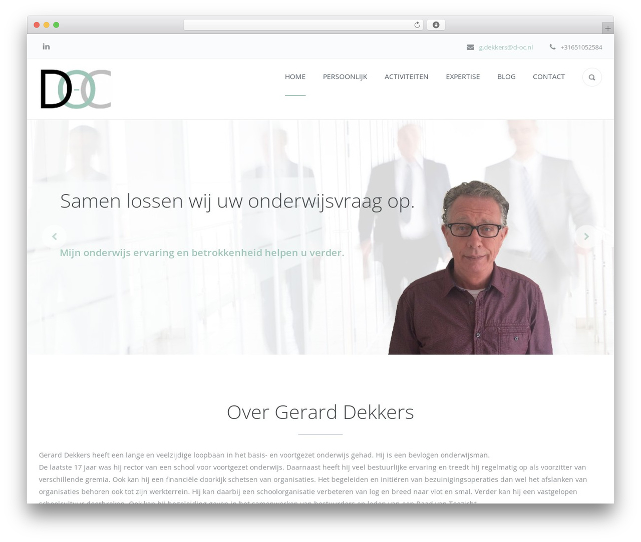 Theme WordPress Joeby - d-oc.nl
