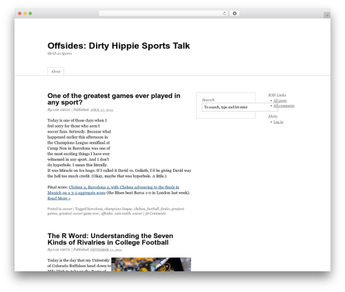 Theme WordPress Thematic - dirtyhippiesportstalk.com Theme WordPress Thematic - dirtyhippiesportstalk.com