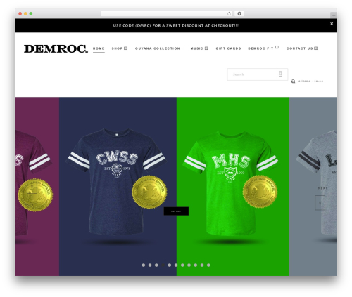 Walker premium WordPress theme - demrocclothing.com