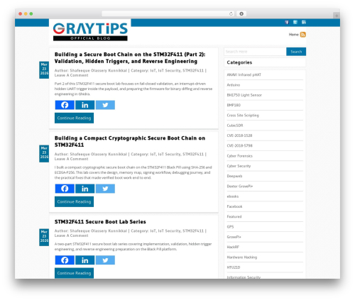 WordPress theme Graytips - graytips.com