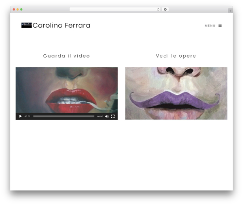 WordPress theme Arnold - carolinaferrara.biz