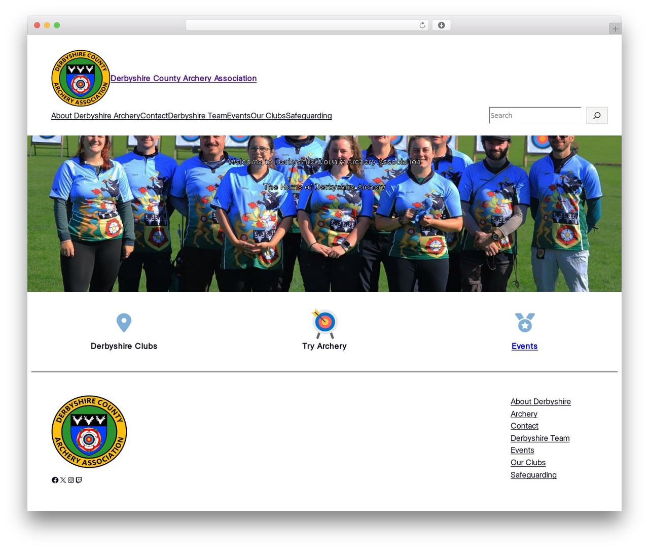 WordPress theme Extendable - derbyshirearchery.com WordPress theme Extendable - derbyshirearchery.com