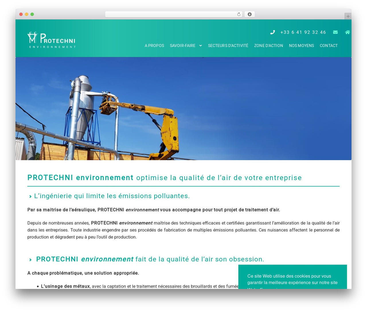 WordPress theme protechni-theme - protechni-environnement.fr