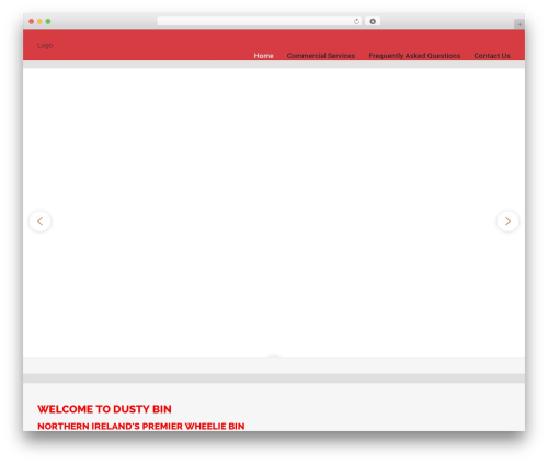 Worker premium WordPress theme - dustybincleaningservices.co.uk