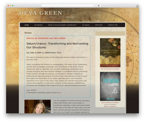 WP theme Deva - devagreen.com