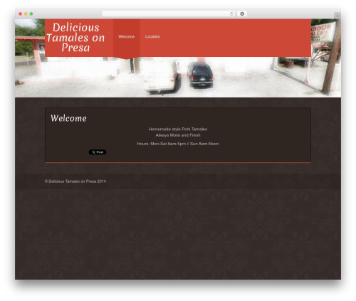 WP theme Go Daddy Mark I - delicioustamalesonpresa.com