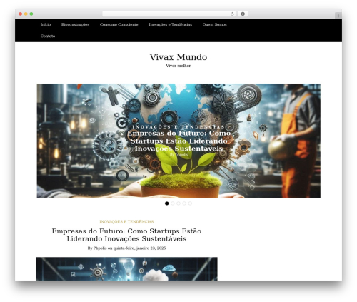 Writee WordPress theme - vivaxmundo.com