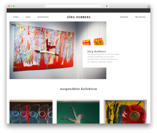 Artday WordPress theme - joerg-robbers.com