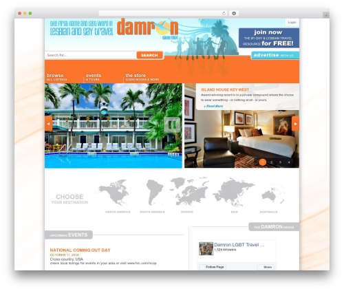 Cart66 WordPress plugin - damron.com