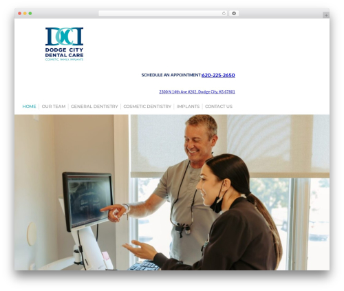 DCD 2025 WordPress theme design - dodgecitydentalcare.com